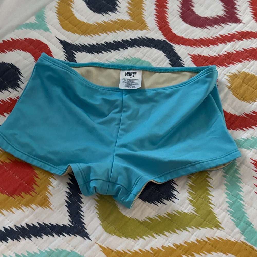 Lands' End girls swim boy shorts